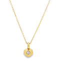 Estate 18k Yellow Gold Pasquale Bruni Puffy Heart Pendant Necklace