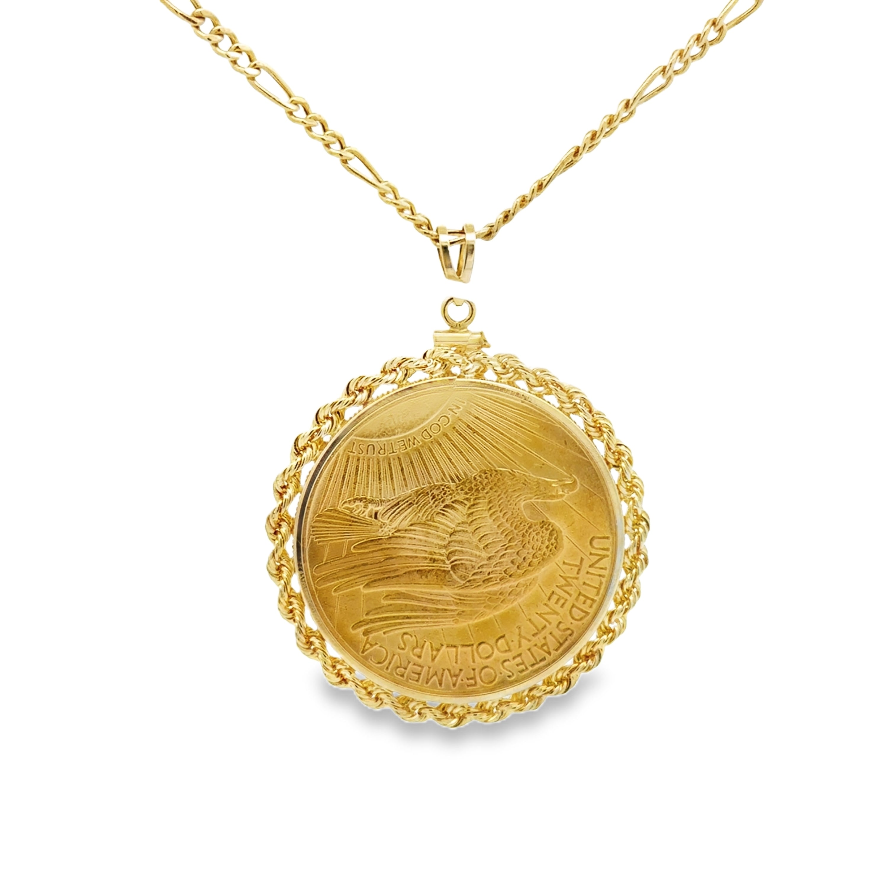Estate 1924 Liberty Coin Pendant
