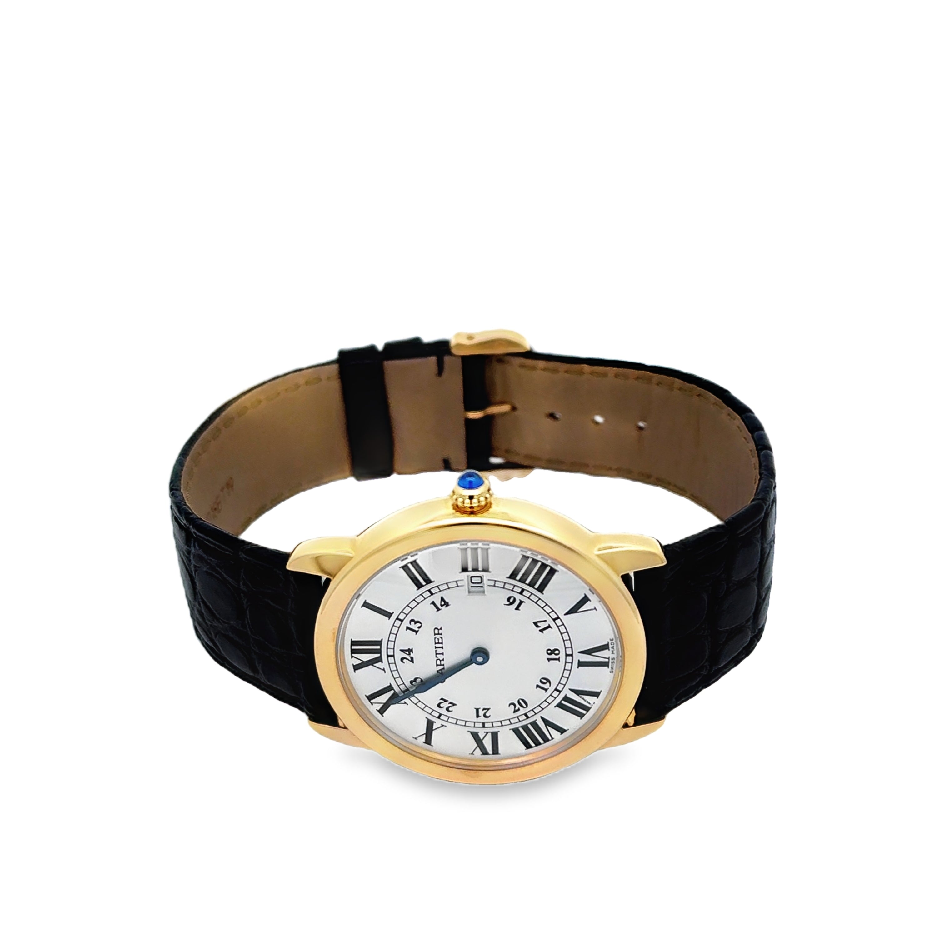 Pre-Owned 36mm Cartier Ronde Solo – Brown Company Jewelers