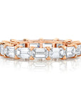 Norman Silverman 18k Rose Gold Diamond Band