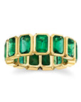 Norman Silverman 18k Yellow Gold Emerald Ring