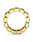 Norman Silverman 18k Yellow Gold Emerald Ring