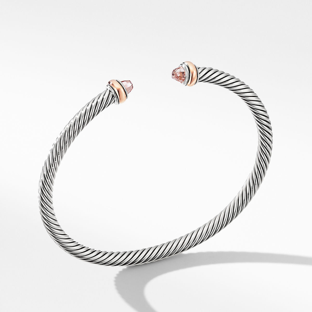 David Yurman 4mm Classic Cable Brac Mo Sil/18r