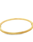 Brown & Co. 14k Yellow Gold Fluted Bangle