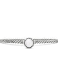 David Yurman Petite Chatelaine Bracelet In Sterling Silver With Pearl, 3mm