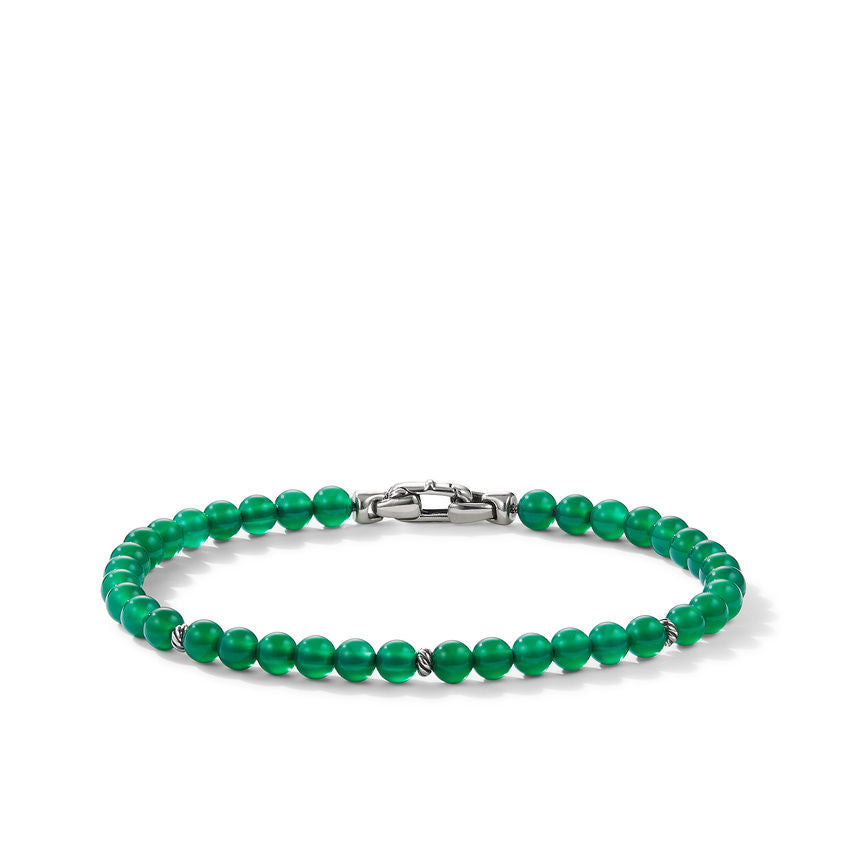 David Yurman 4mm Spiritual Bead Bracelet Go Sil