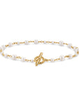 David Yurman Pearl Classics Toggle Chain Bracelet In 18k Yellow Gold, 4.5mm