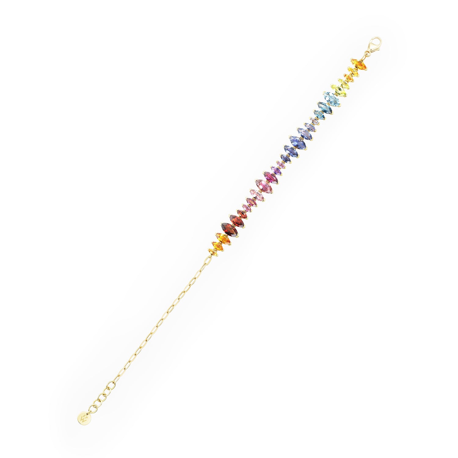 Emily P. Wheeler 18k Yellow Gold Ombre Gemstone Bracelet