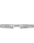David Yurman Classic Cable Bracelet In Sterling Silver With Diamonds, 5mm