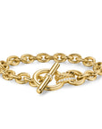 David Yurman Mercer® Toggle Chain Bracelet In 18k Yellow Gold With Diamonds, 8mm