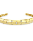 Zoë Chicco 14k Yellow Gold Small Diamond Star Cuff