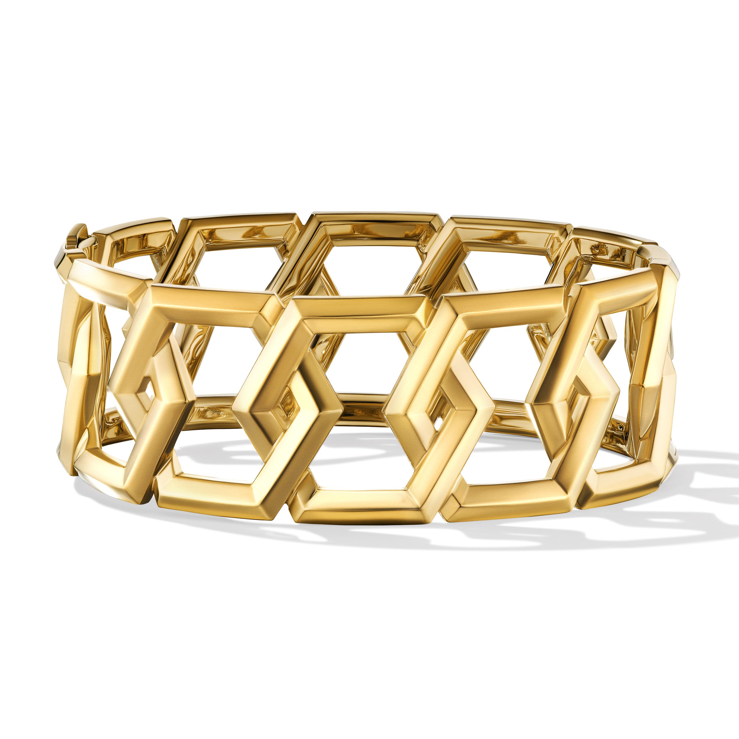 David Yurman 24mm Carlyle Bracelet 18k