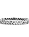 David Yurman Sculpted Cable Bracelet In Sterling Silver, 8.5mm