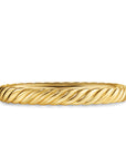 David Yurman Sculpted Cable Bangle Bracelet In 18k Yellow Gold, 8mm