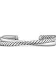 David Yurman Crossover Two Row Cuff Bracelet In Sterling Silver, 10.7mm