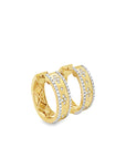 Brown & Co. 18k Yellow Gold Diamond Hoop Earrings