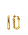 David Yurman Madison® Smooth Hoop Earrings In 18k Gold, 24.3mm