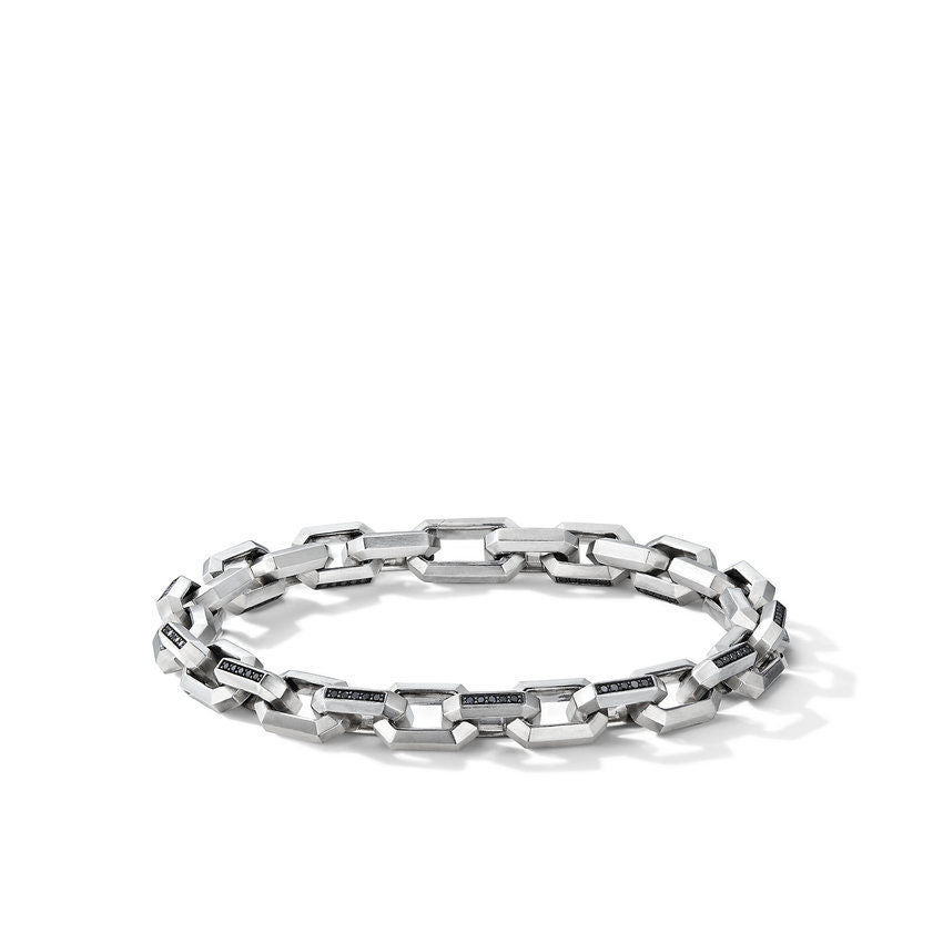 David Yurman 7.5mm Heirloom Link Chain Brac Bd Sil