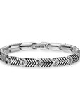 David Yurman Chevron Link Bracelet In Sterling Silver, 7.6mm