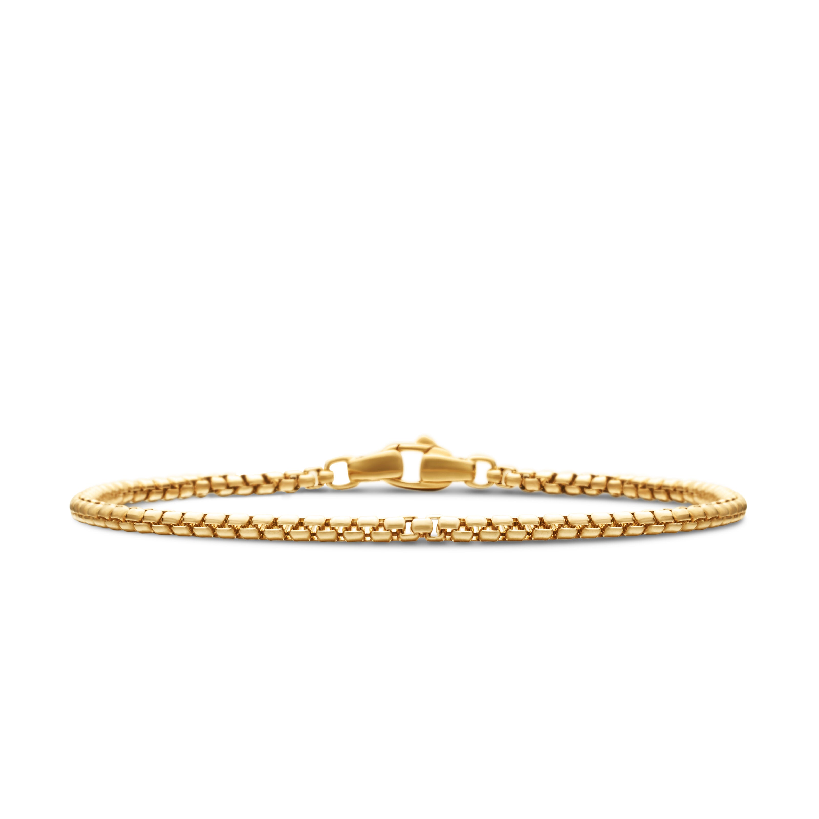 David Yurman Box Chain Bracelet In 18k Yellow Gold, 2.7mm