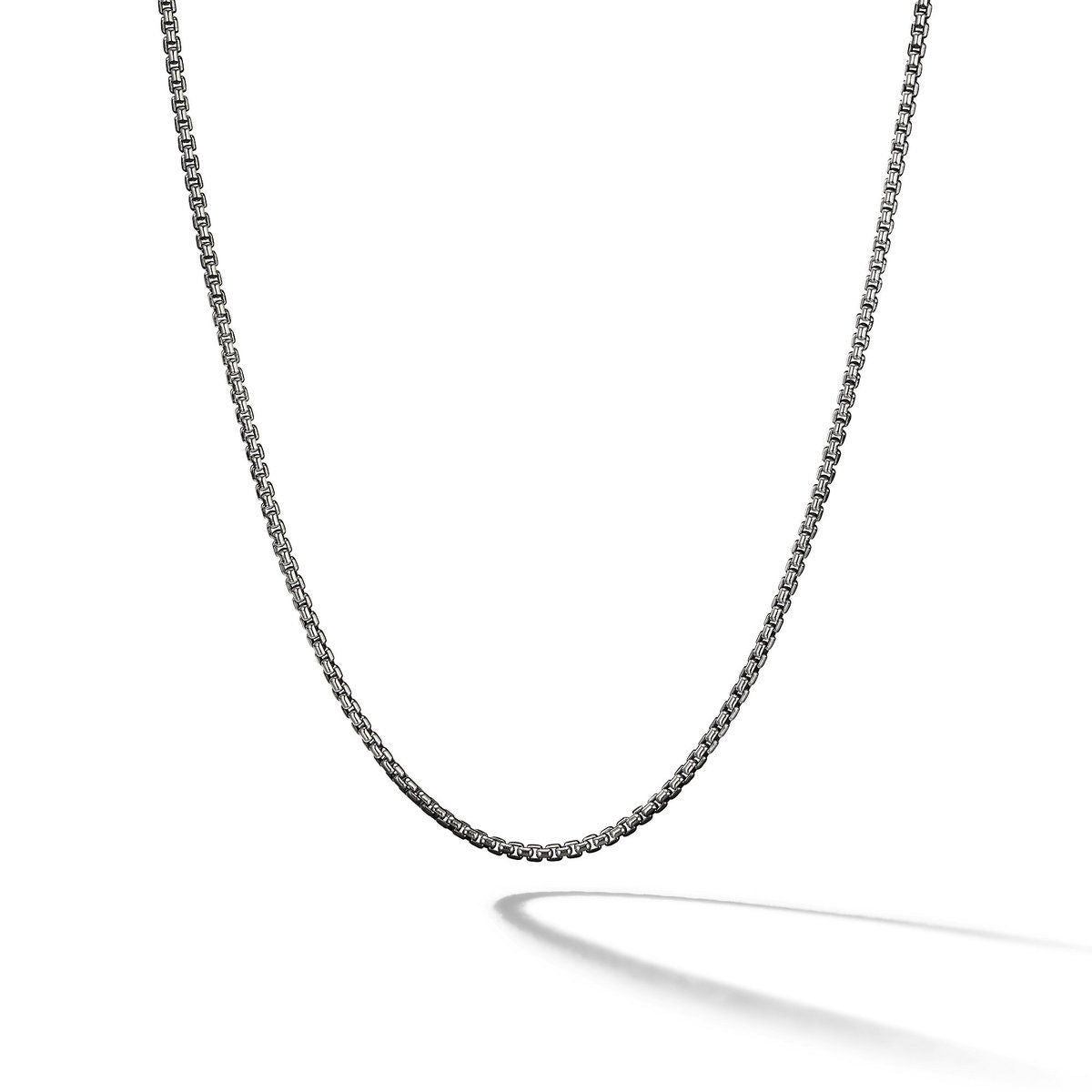 David Yurman Box Chain Necklace In Sterling Silver, 1.7mm