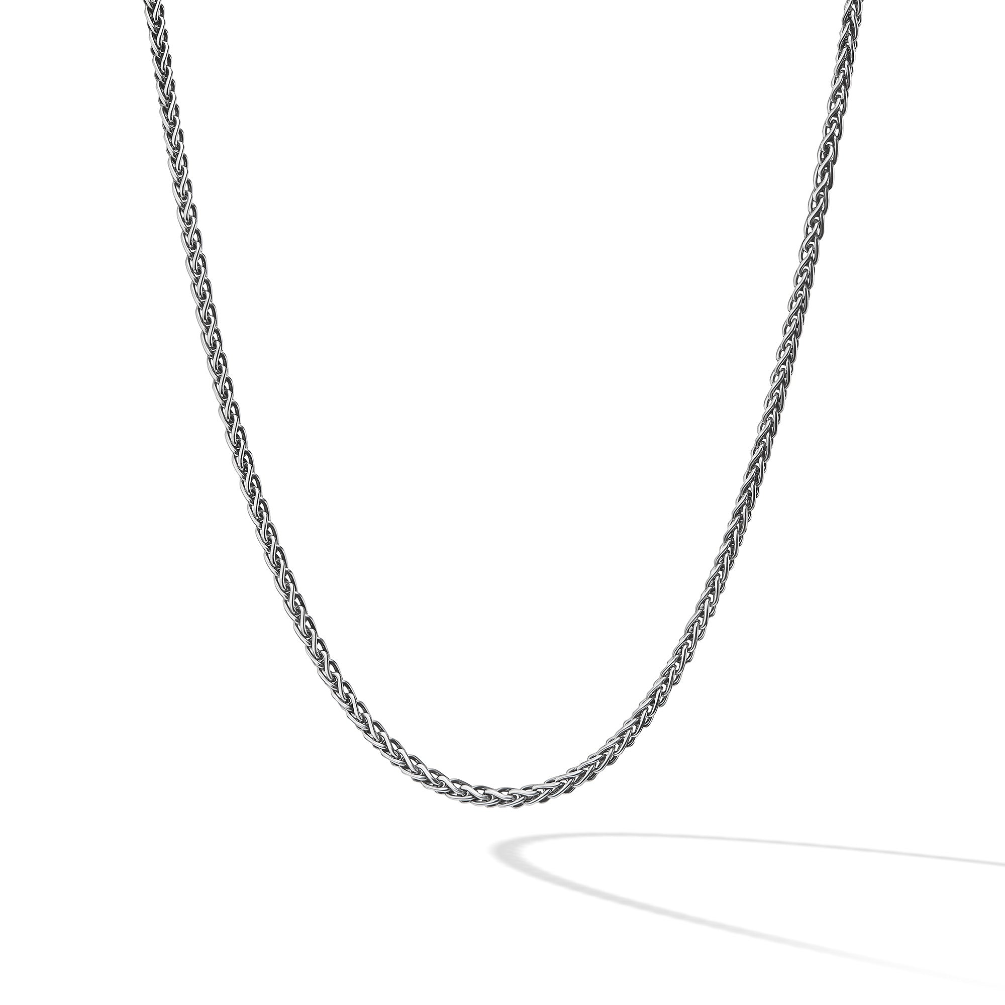 David Yurman 2.5mm Wheat Chain Necklace Sil