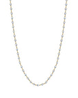 Penny Preville 18k Yellow Gold Moonstone Eyelet Chain Necklace