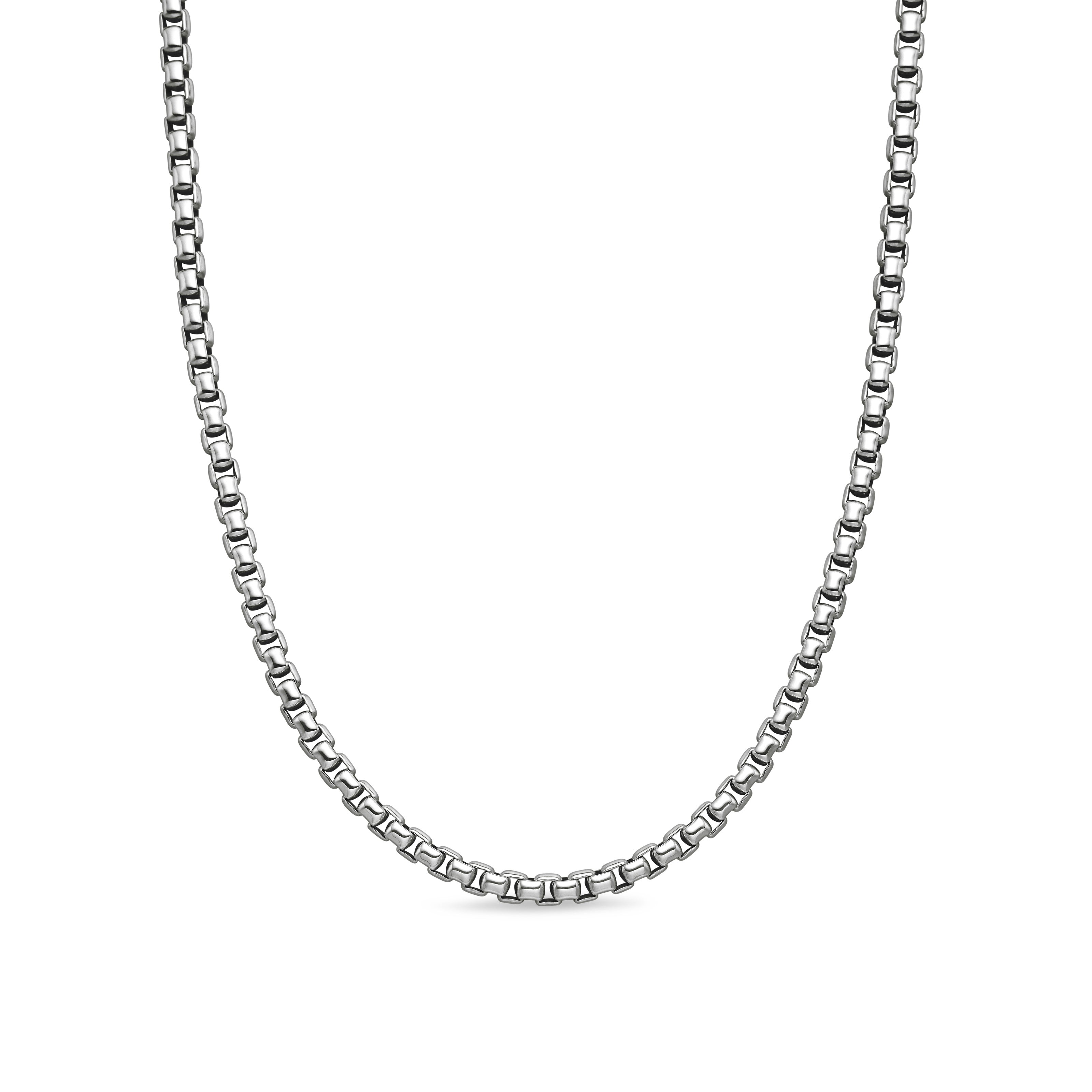 David Yurman Box Chain Necklace In Sterling Silver, 5.2mm