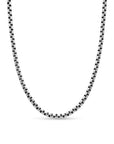 David Yurman Box Chain Necklace In Sterling Silver With 14k Yellow Gold Accent, 3.6mm