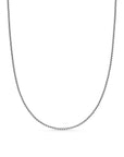 David Yurman Box Chain Necklace In Sterling Silver With 14k Yellow Gold Accent, 1.7mm