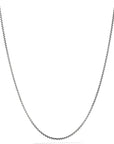 David Yurman Box Chain Necklace In Sterling Silver With 14k Yellow Gold Accent, 1.7mm