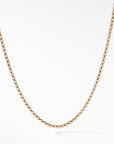 David Yurman Box Chain Necklace In 18k Yellow Gold, 1.7mm