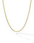 David Yurman Box Chain Necklace In 18k Yellow Gold, 1mm