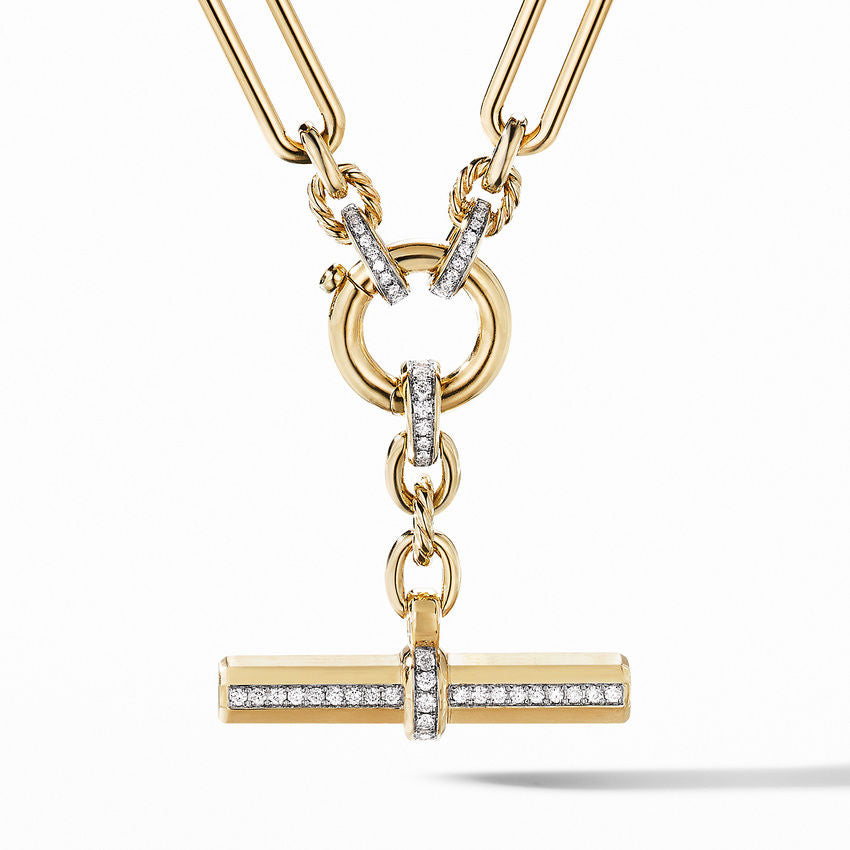 David Yurman 6.5mm Link Lexington E/w Necklace Di 18k - 20 in