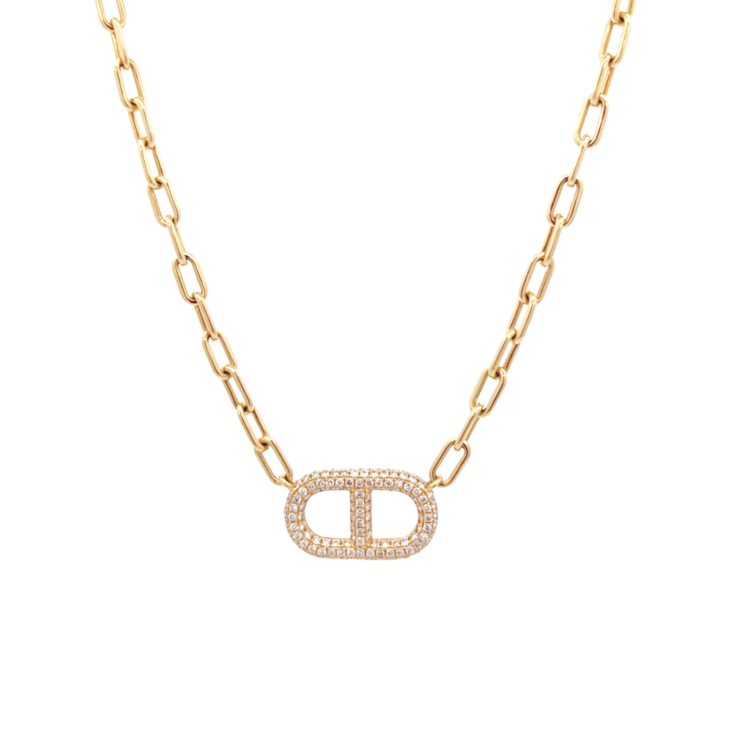 Brown & Co. 18k Yellow Gold Diamond Necklace
