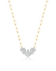 Phillips House 18k Yellow Gold One Of One Diamond Necklace
