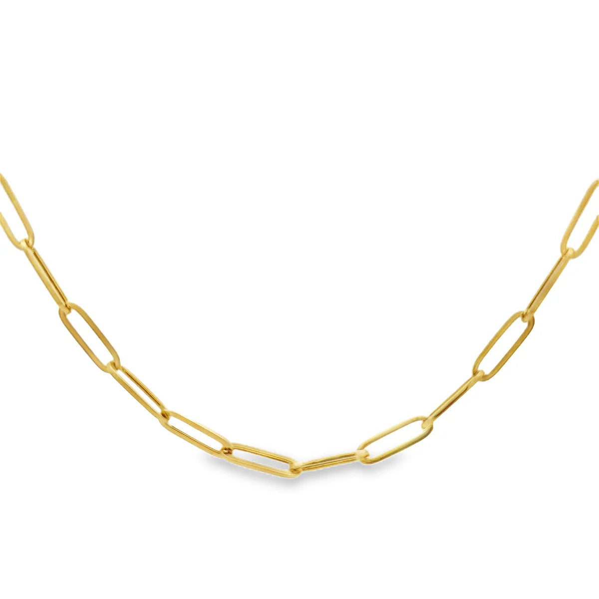 Brown & Co. 14k Yellow Gold Paperclip Chain
