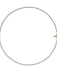 David Yurman Madison Toggle Chain Necklace In Sterling Silver With 18k Yellow Gold, 3mm