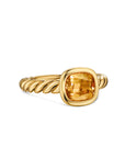 David Yurman Mercer® Stone Ring In 18k Yellow Gold With Citrine, 7mm