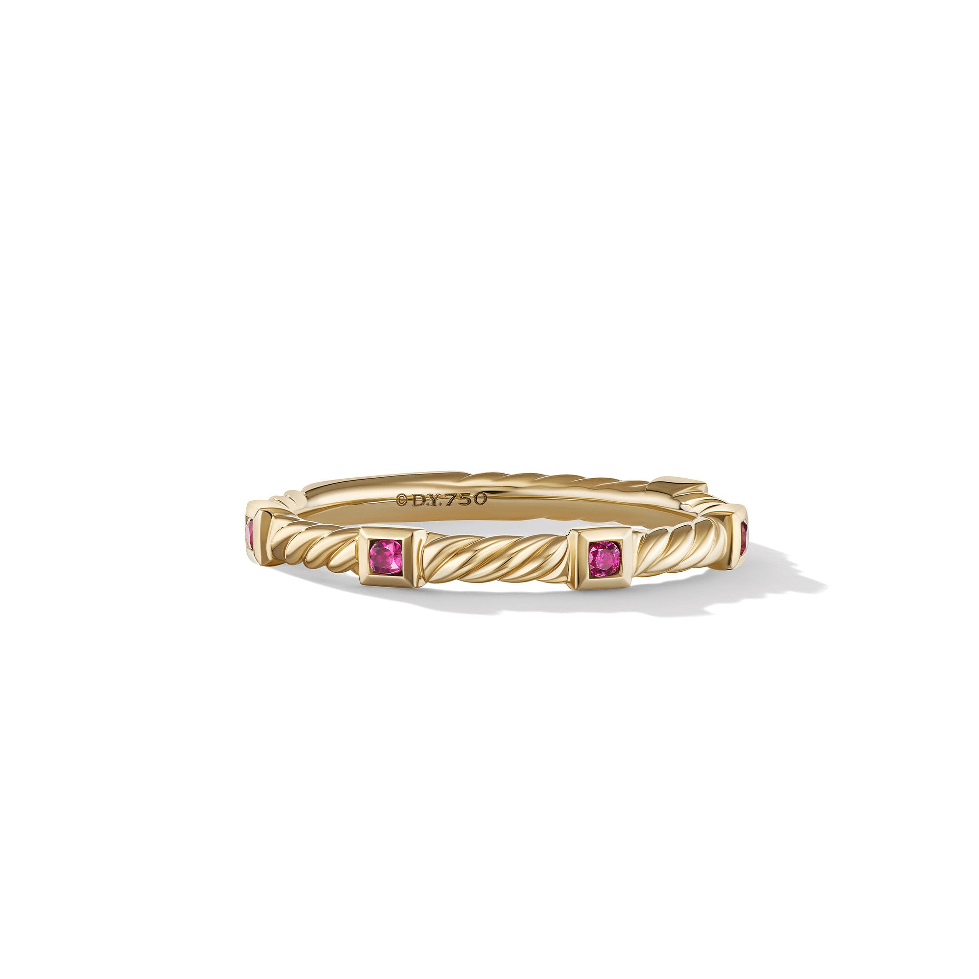 David Yurman Cable Collectibles® Stack Ring In 18k Yellow Gold