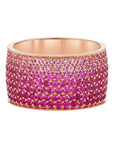 Emily P. Wheeler 18k Yellow Gold Flamingo Ombre Cigar Ring