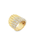 Brown & Co. 18k Yellow Gold Pavé Diamond Ring