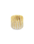 Brown & Co. 18k Yellow Gold Pavé Diamond Ring