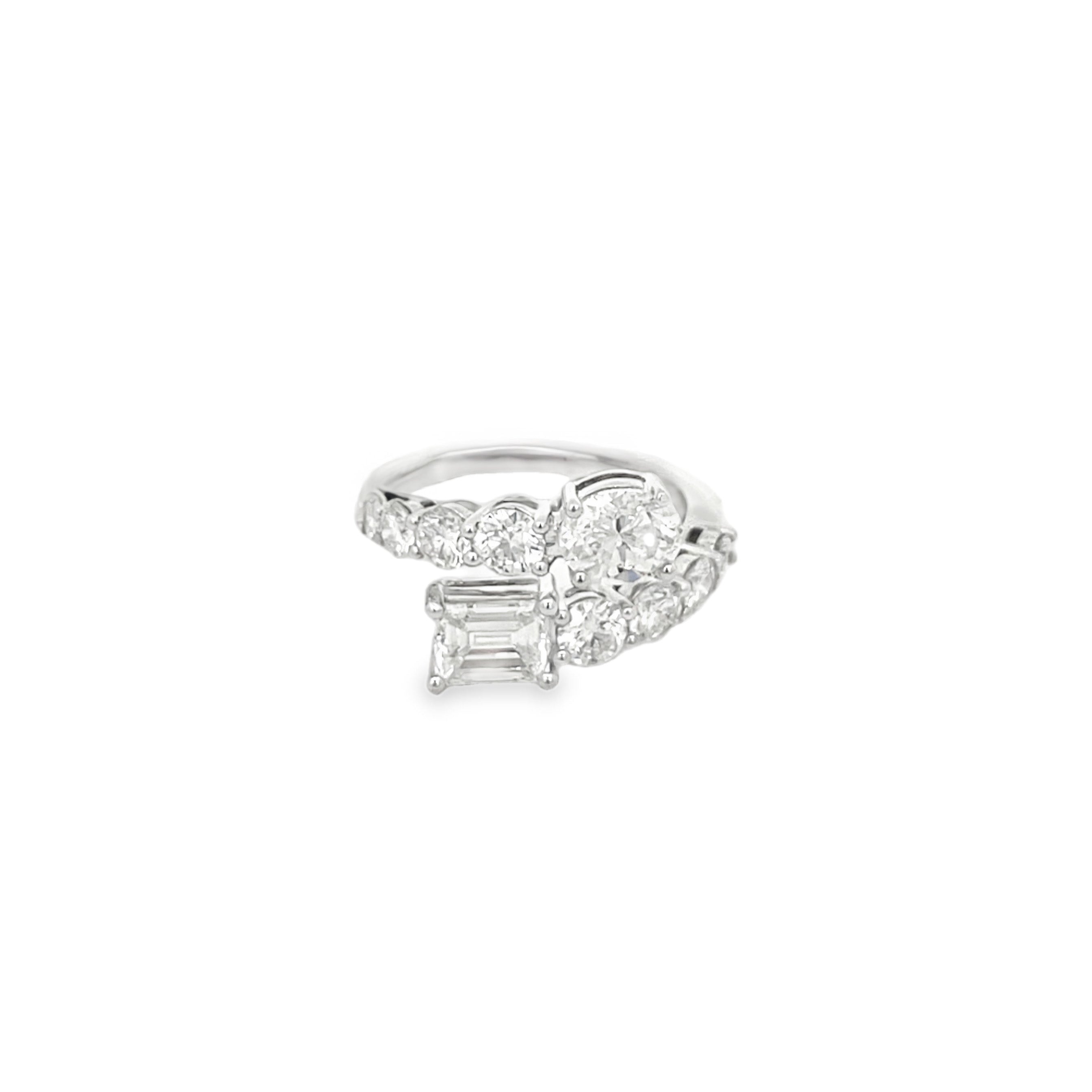 Brown & Co. 18k White Gold Diamond Ring