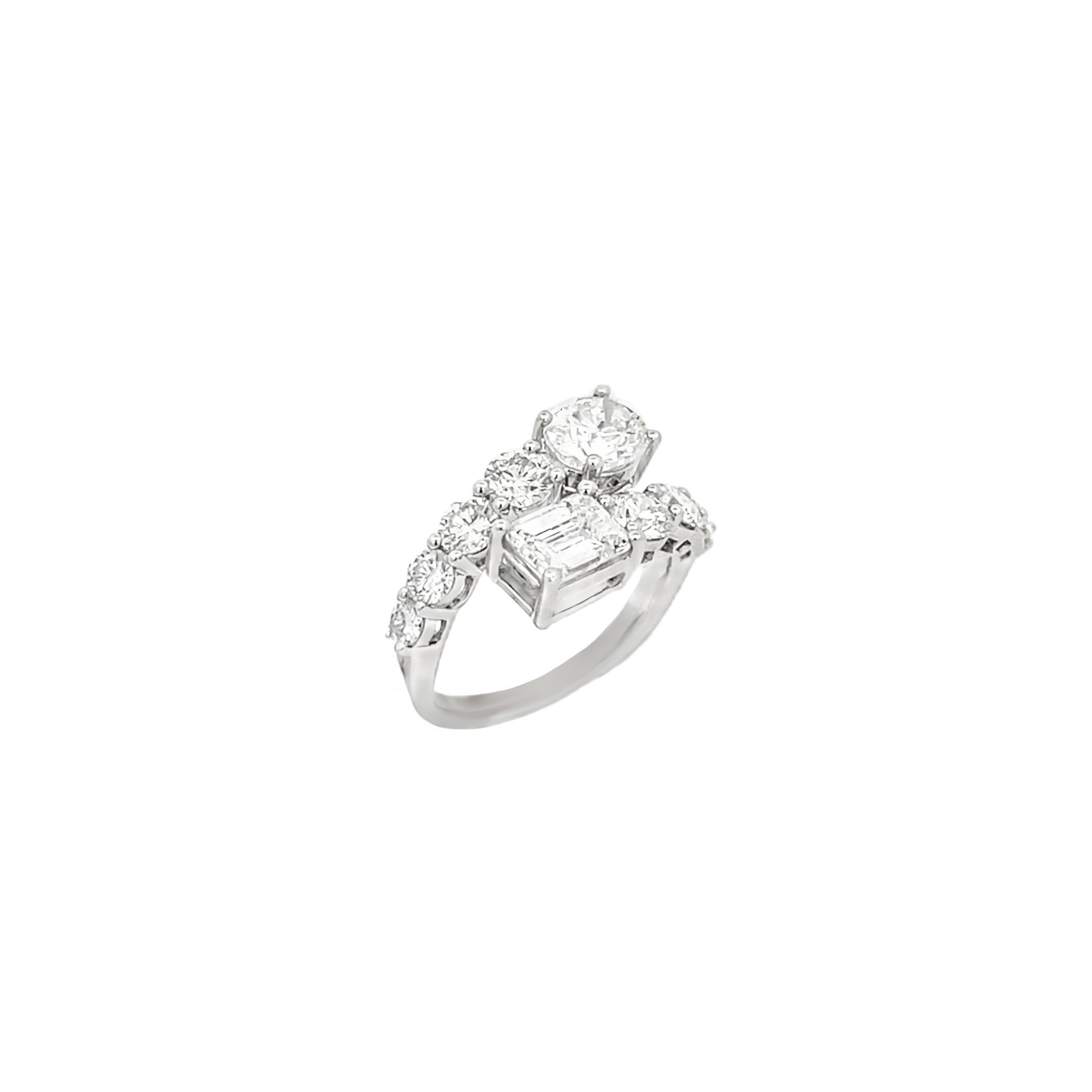 Brown & Co. 18k White Gold Diamond Ring