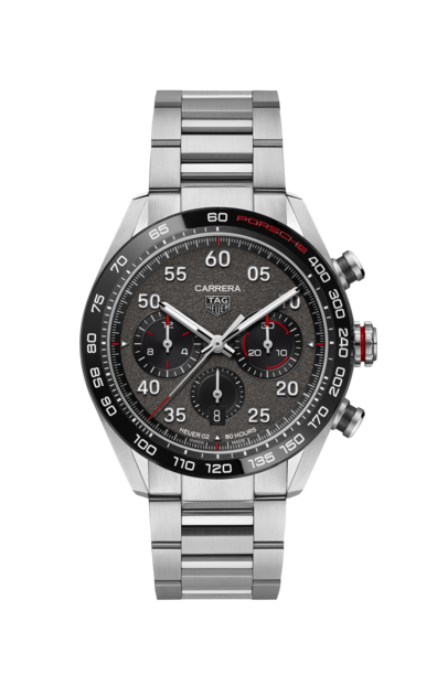 Tag Heuer Steel 44mm Automatic Carrera Watch