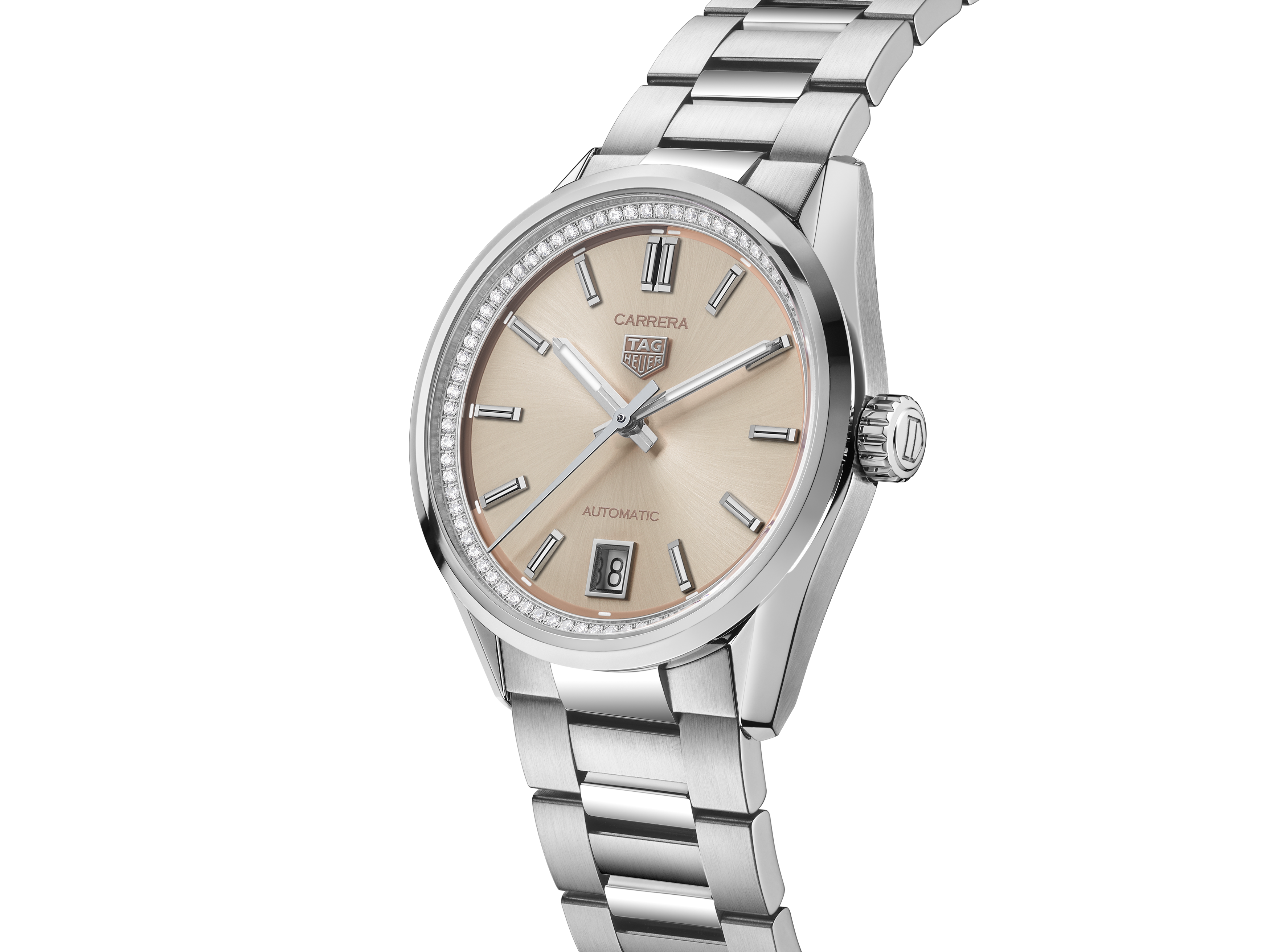 Tag Heuer Steel 36mm Automatic Carrera Watch