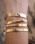 Phillips House Platinum & 18k Yellow Gold Diamond Bracelet