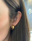 Brown & Co. 14k Yellow Gold Double Hoop Earrings
