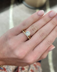 Round Diamond Cluster Band, 0.25ctw